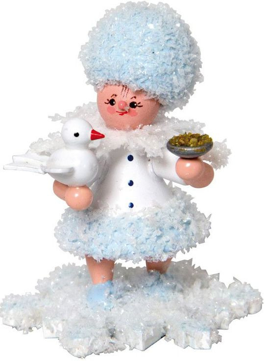 Drechslerei Kuhnert Schneeflöckchen mit Taube Drechslerei Kuhnert Schneeflöckchen mit Taube