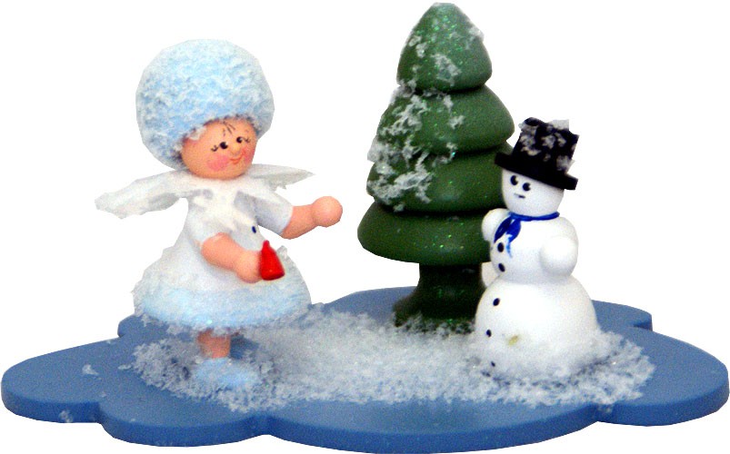Drechslerei Kuhnert Schneeflöckchen mit Schneemann Drechslerei Kuhnert Schneeflöckchen mit Schneemann