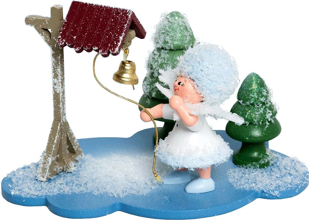Drechslerei Kuhnert Schneeflöckchen mit Glocke Drechslerei Kuhnert Schneeflöckchen mit Glocke
