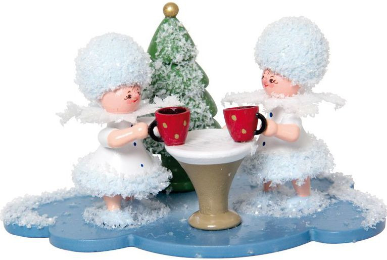Drechslerei Kuhnert Schneeflöckchenpaar auf Weihnachtsmarkt Drechslerei Kuhnert Schneeflöckchenpaar auf Weihnachtsmarkt