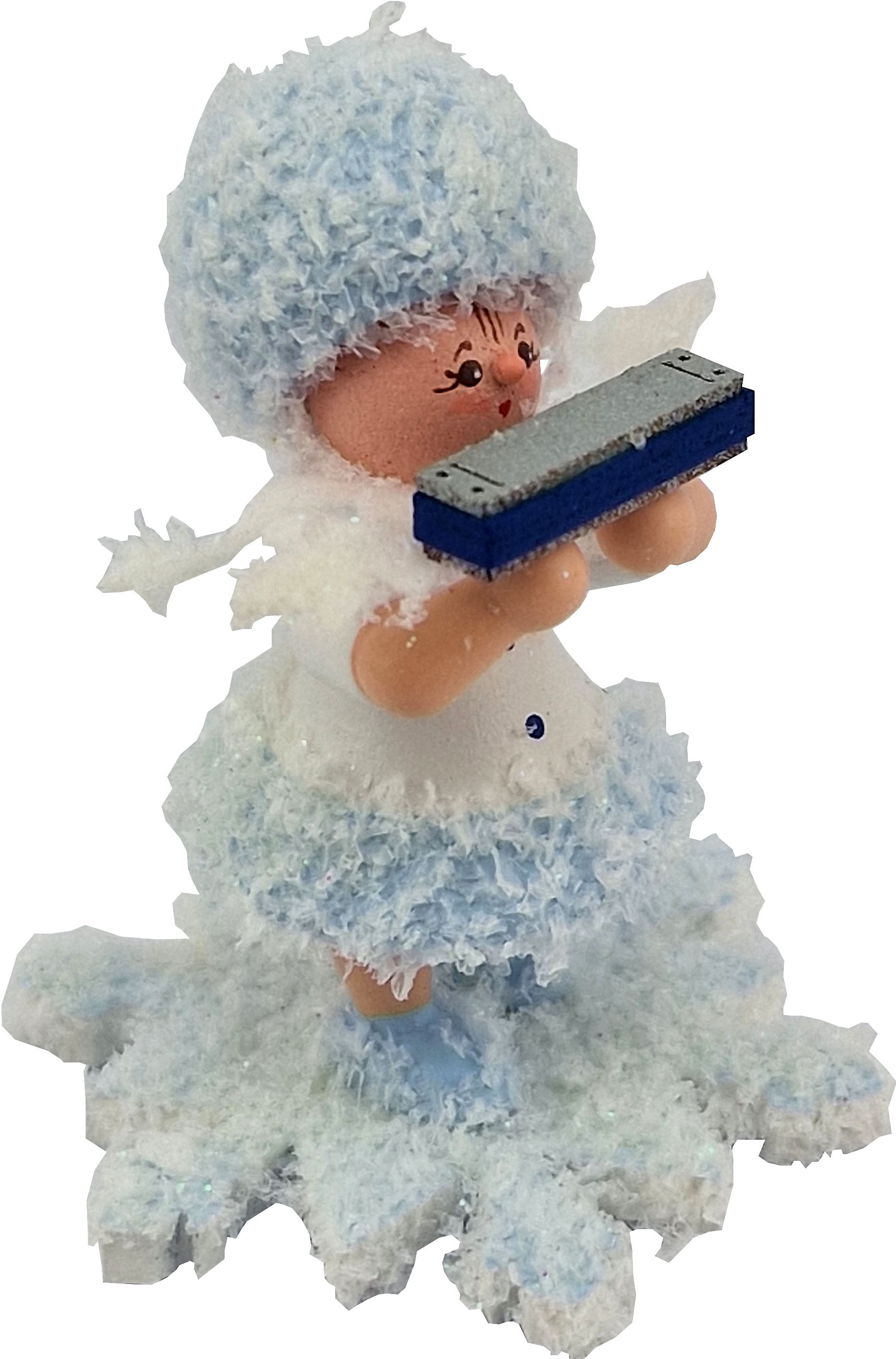 Drechslerei Kuhnert Schneeflöckchen mit Mundharmonika Drechslerei Kuhnert Schneeflöckchen mit Mundharmonika