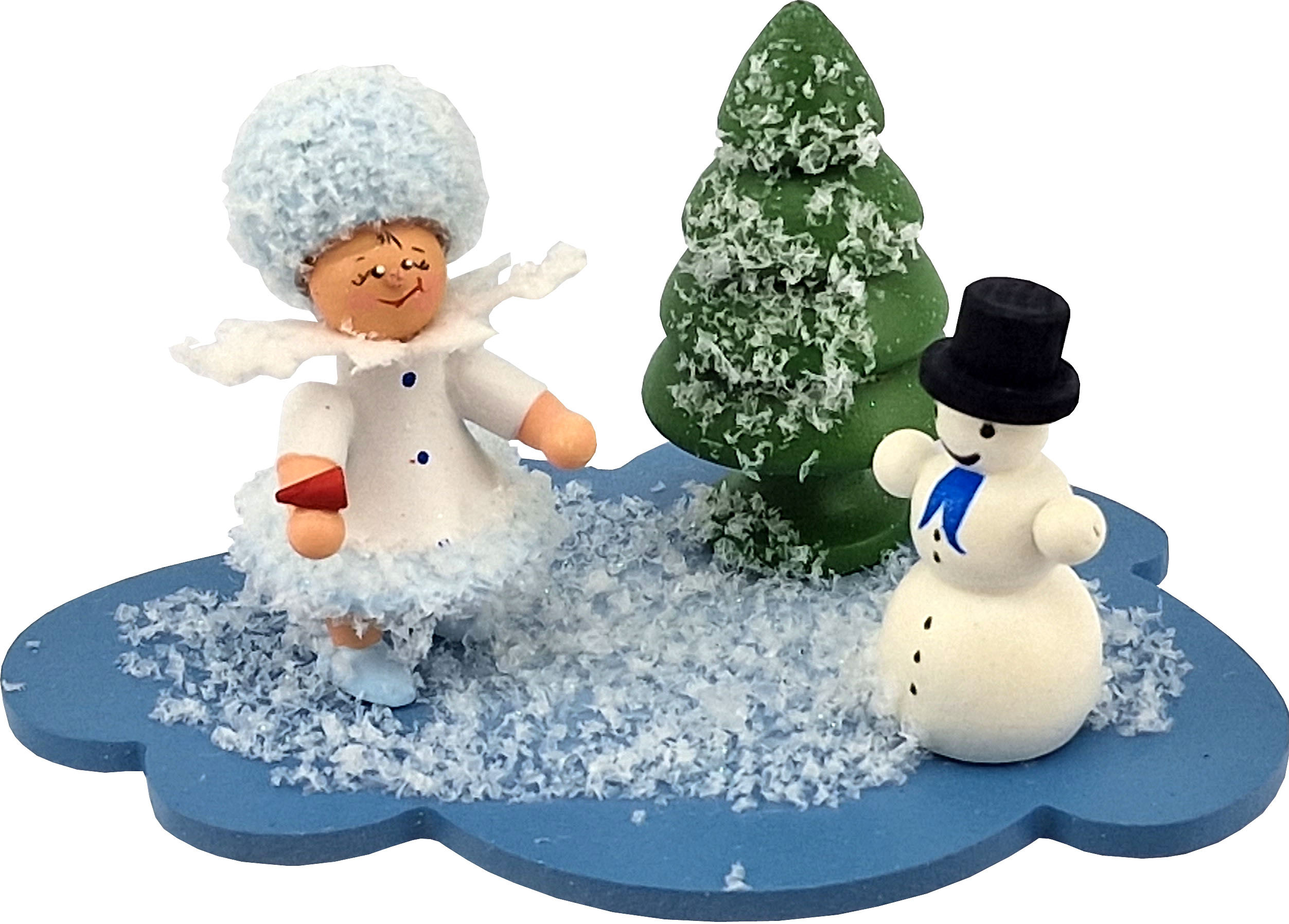Drechslerei Kuhnert Schneeflöckchen mit Schneemann Drechslerei Kuhnert Schneeflöckchen mit Schneemann