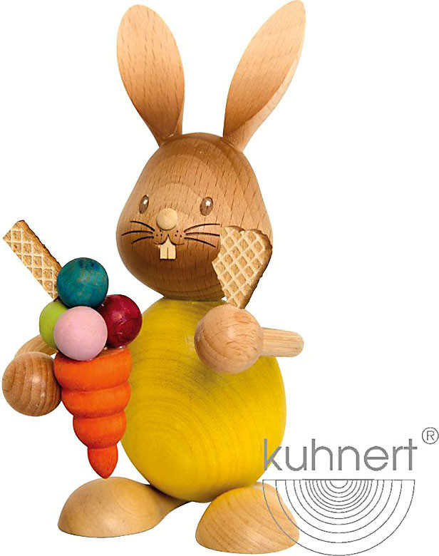 Drechslerei Kuhnert Stupsi Hase mit Eis Drechslerei Kuhnert Stupsi Hase mit Eis