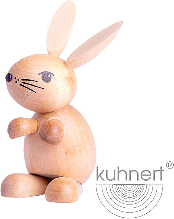 Drechslerei Kuhnert Holzfigur Hoppel - Horst, hell Drechslerei Kuhnert Holzfigur Hoppel - Horst, hell