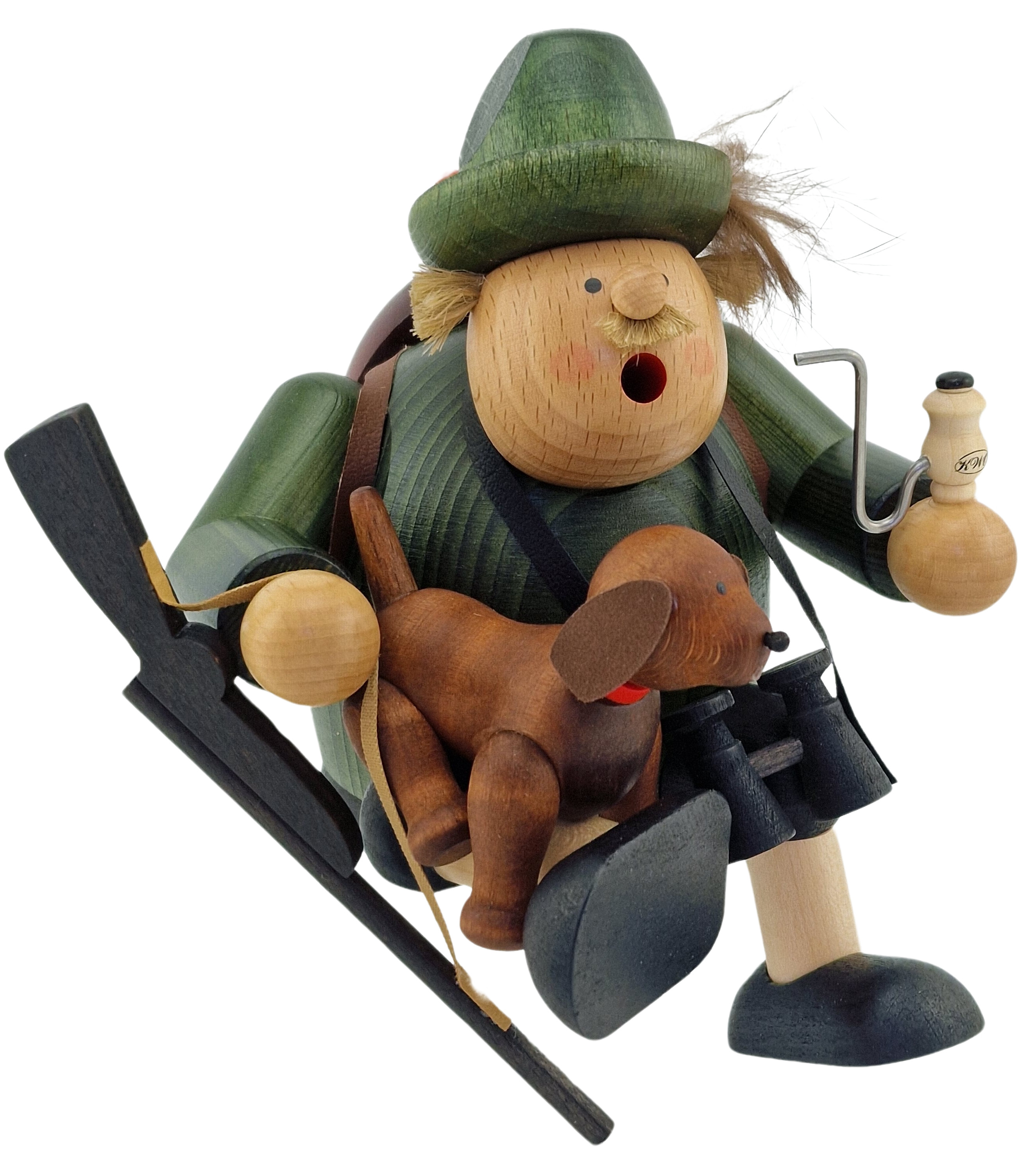 KWO Kantenhocker Förster mit Hund KWO Kantenhocker Förster mit Hund