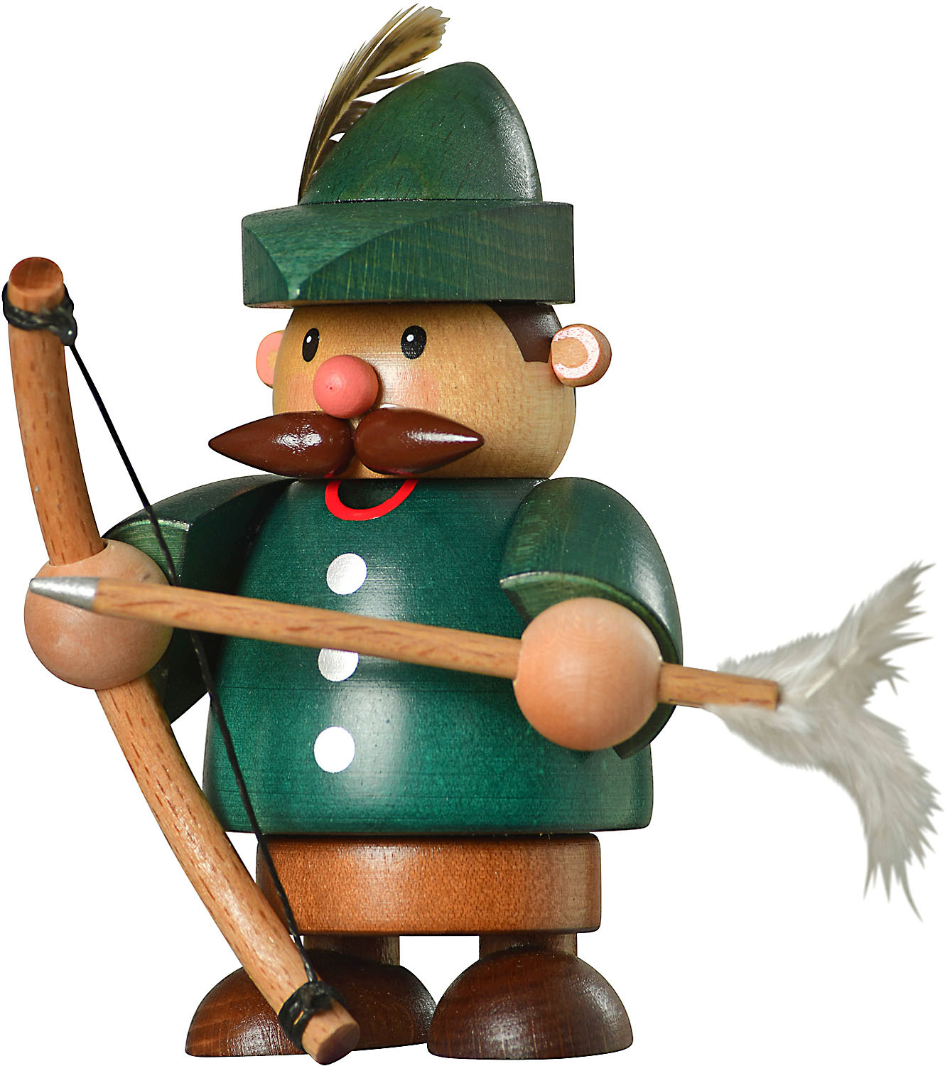KWO Räuchermann Robin Hood, mini - Kleine Kerle KWO Räuchermann Robin Hood, mini - Kleine Kerle