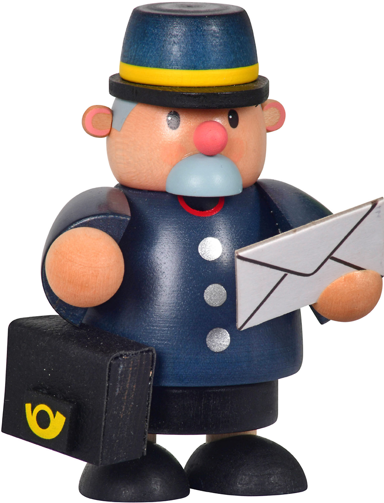 KWO Räuchermann Postbote - Kleine Kerle KWO Räuchermann Postbote - Kleine Kerle