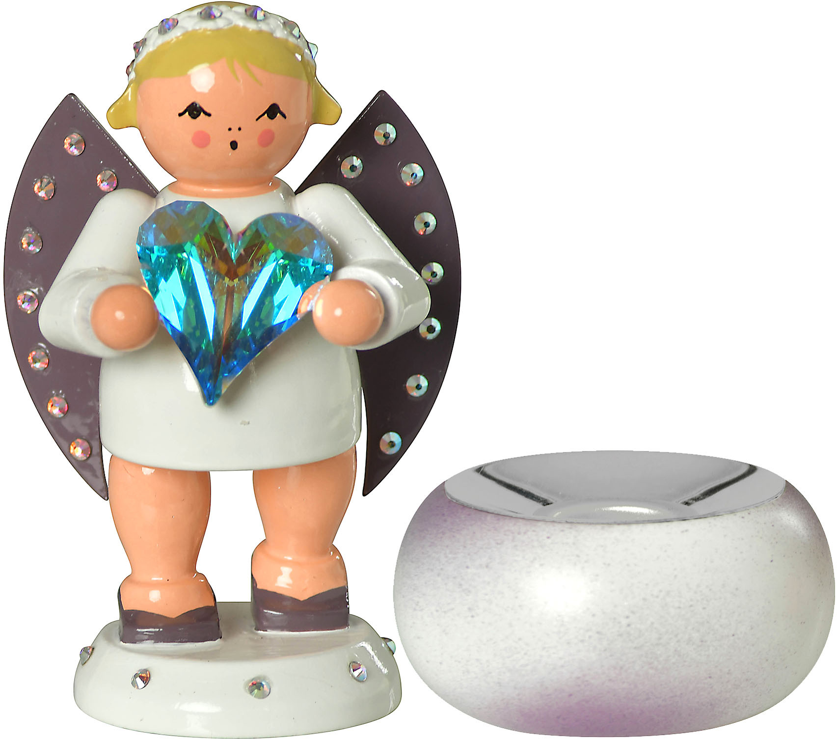KWO Zauberbote mit buntem Swarovski-Herz - limitiert KWO Zauberbote mit buntem Swarovski-Herz - limitiert