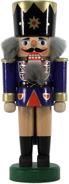 HoDreWa Legler Nussknacker König, dunkelblau, 17,5 cm HoDreWa Legler Nussknacker König, dunkelblau, 17,5 cm