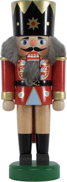 HoDreWa Legler Nussknacker König, dunkelrot, 17,5 cm HoDreWa Legler Nussknacker König, dunkelrot, 17,5 cm