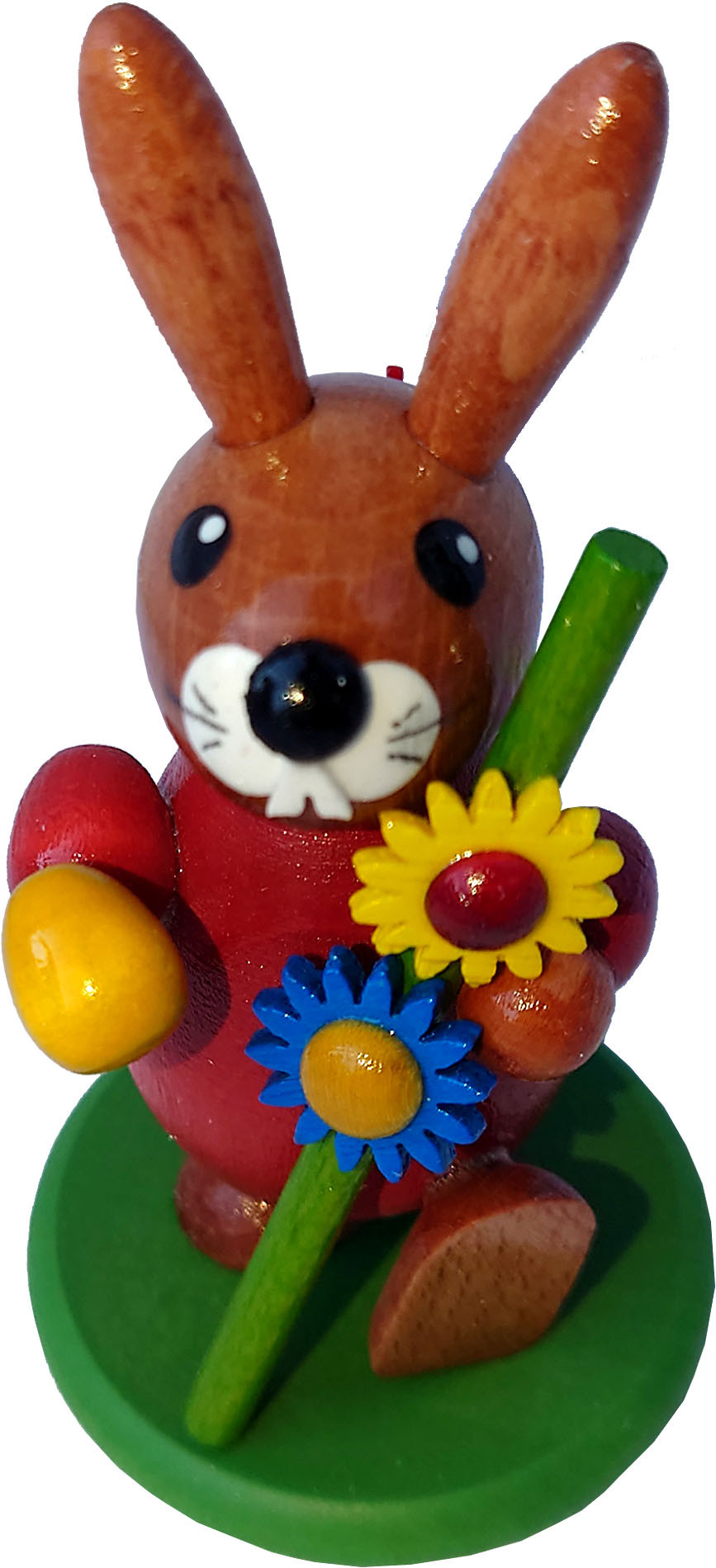 HoDreWa Legler Hase rot Wanderer, auf Sockel HoDreWa Legler Hase rot Wanderer, auf Sockel