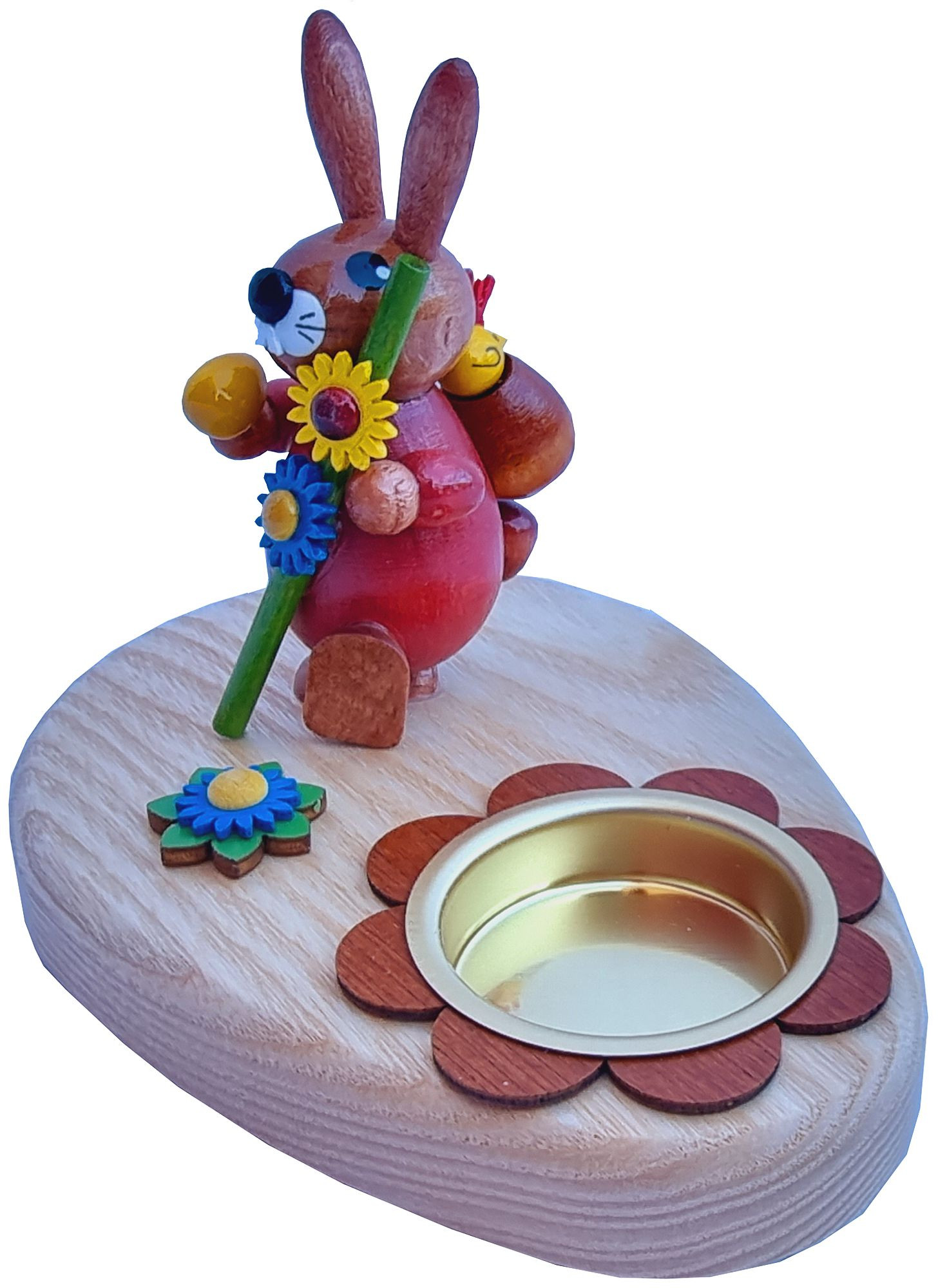 HoDreWa Legler Teelichthalter Hase rot Wanderer HoDreWa Legler Teelichthalter Hase rot Wanderer