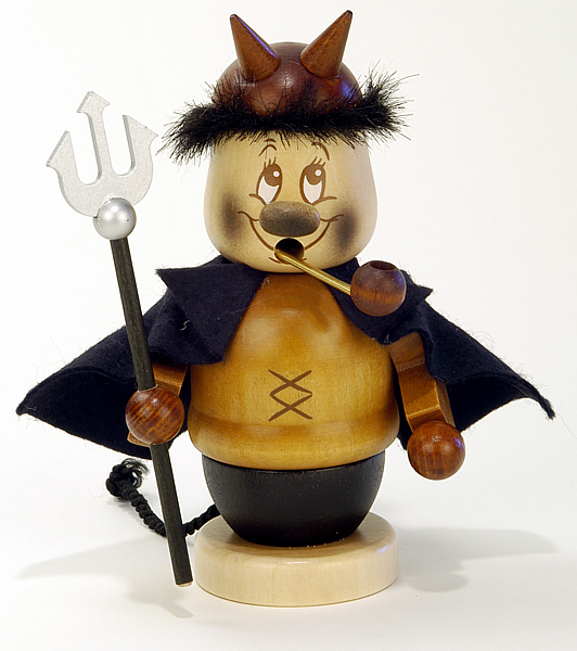Christian Ulbricht Räuchermännchen Miniwichtel Teufel Christian Ulbricht Räuchermännchen Miniwichtel Teufel