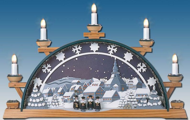 Manufaktur Klaus Kolbe Schwibbogen Sternenhimmel Schneekristalle Manufaktur Klaus Kolbe Schwibbogen Sternenhimmel Schneekristalle