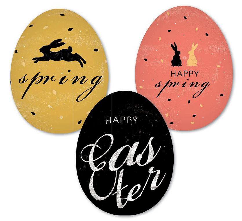 Nestler Ostereier 3er Set Happy Spring Nestler Ostereier 3er Set Happy Spring