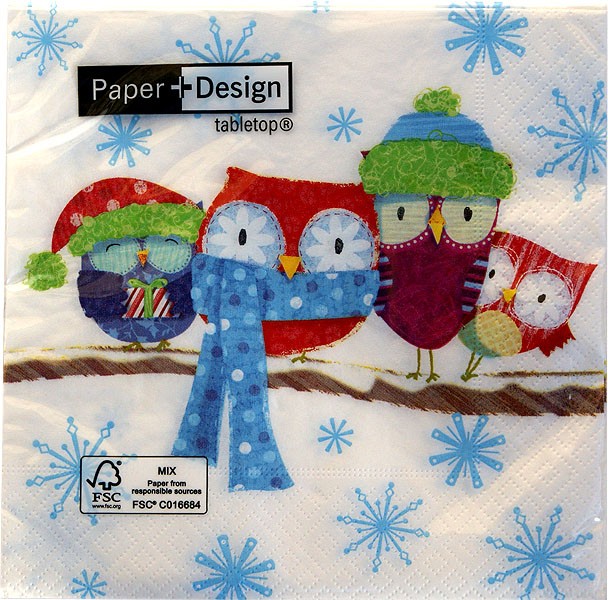 Weihnachtliche Tischservietten Such a cold Weihnachtliche Tischservietten Such a cold