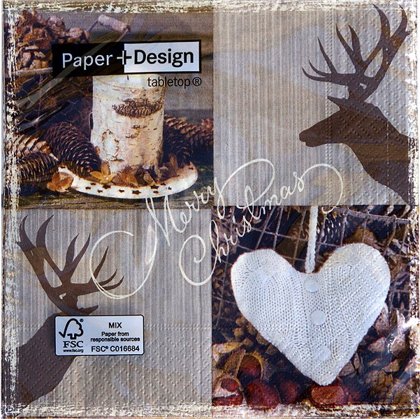 Weihnachtliche Tischservietten Natural Christmas Weihnachtliche Tischservietten Natural Christmas
