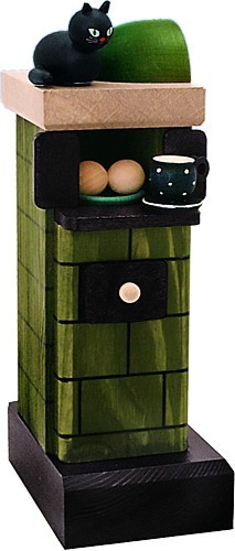 KWO Räucherfigur Kachelofen grün KWO Räucherfigur Kachelofen grün