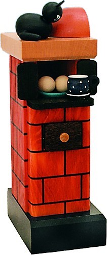 KWO Räucherfigur Kachelofen rot KWO Räucherfigur Kachelofen rot
