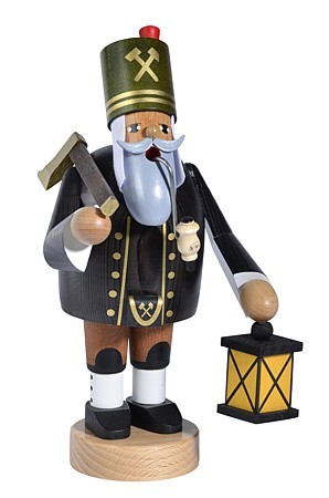 KWO Räuchermann Bergmann mit Axt und Lampe - die Bärtigen KWO Räuchermann Bergmann mit Axt und Lampe - die Bärtigen