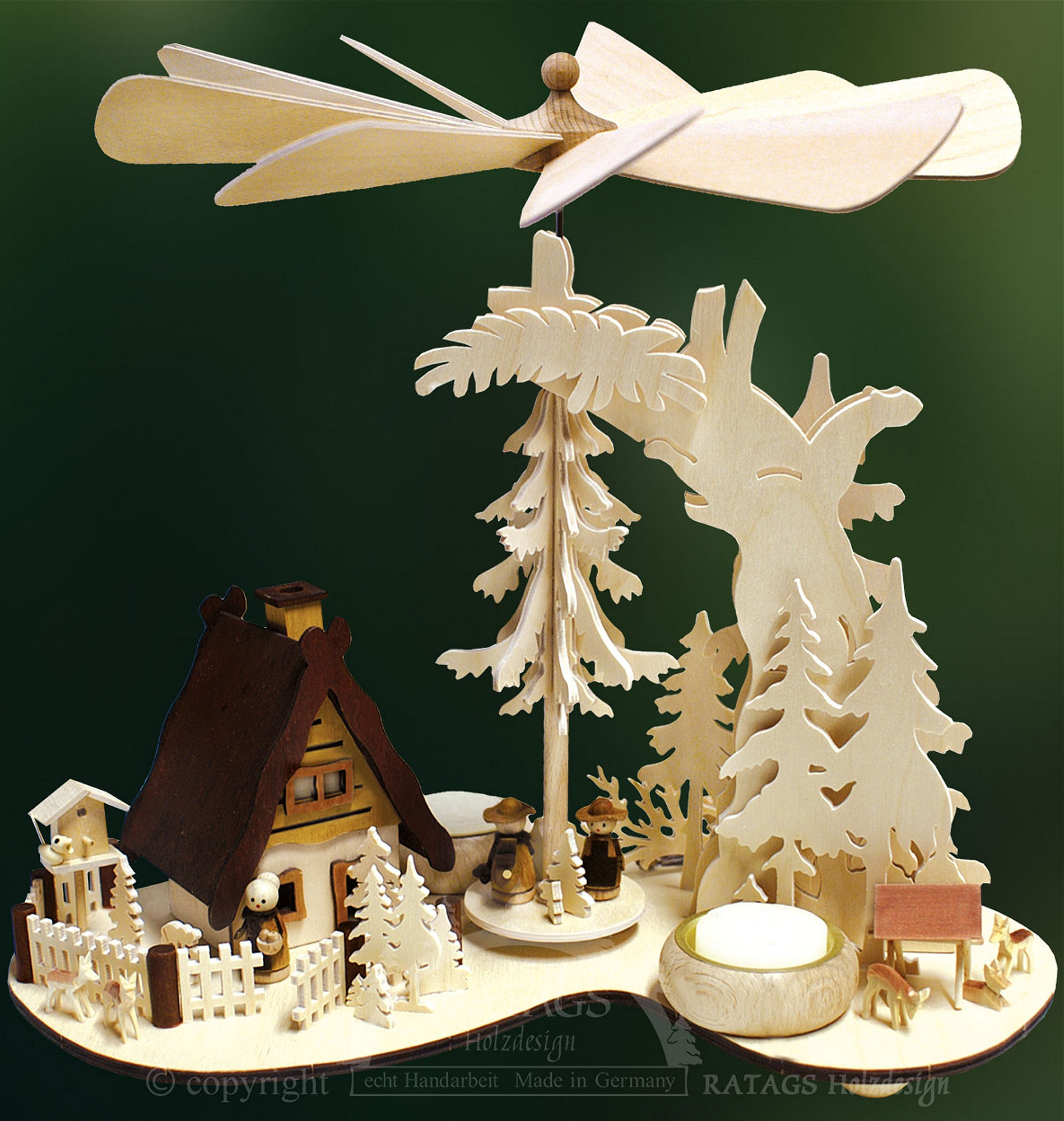 Ratags Eichenpyramide, Miniaturen Ratags Eichenpyramide, Miniaturen