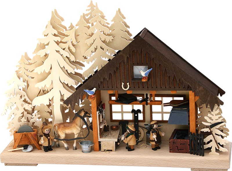 RATAGS Holzdesign 3D-Schwibbogen klein, Schmiede RATAGS Holzdesign 3D-Schwibbogen klein, Schmiede