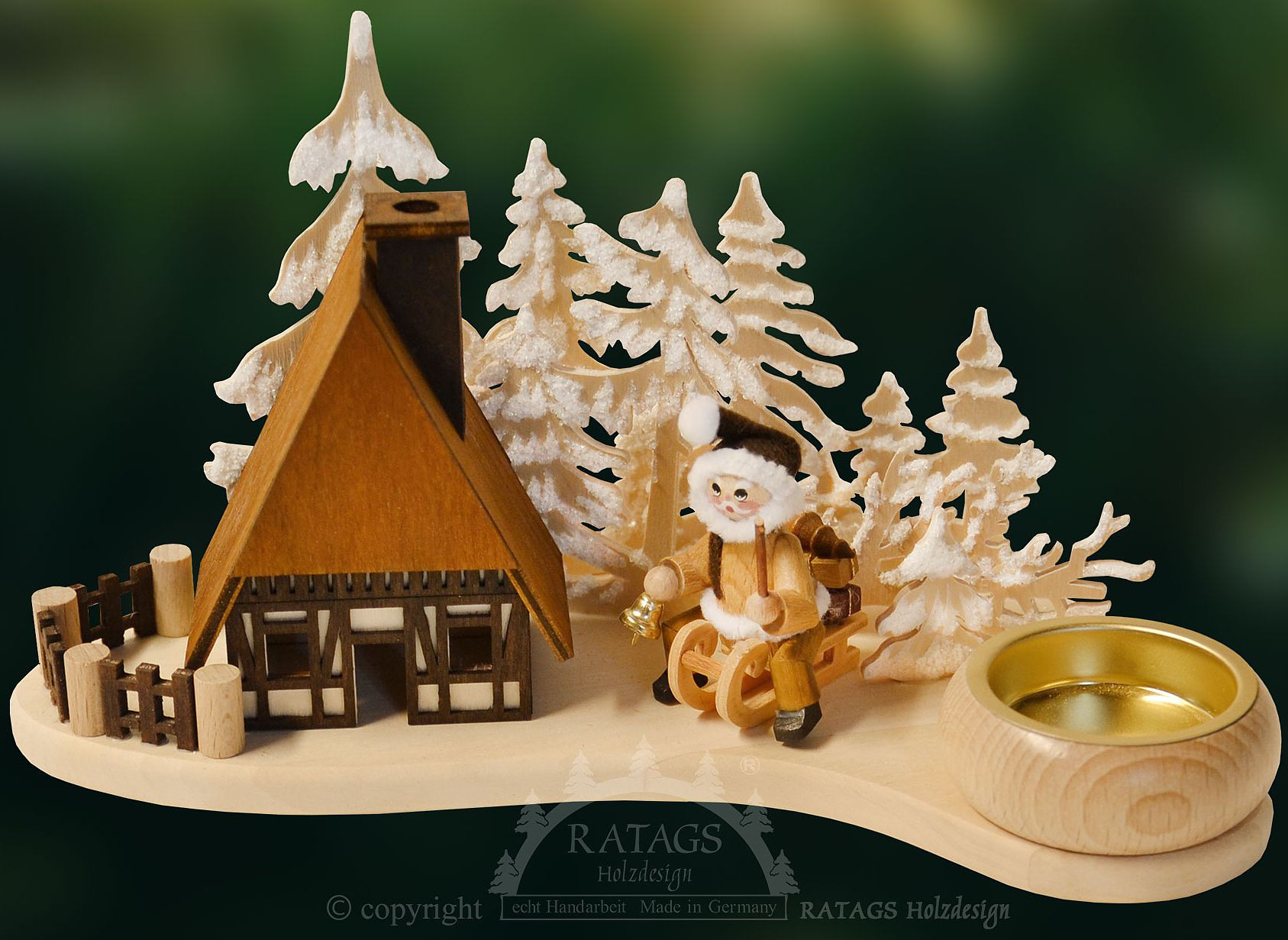 Ratags Räucherhaus Weihnachtsmann auf Schlitten Ratags Räucherhaus Weihnachtsmann auf Schlitten