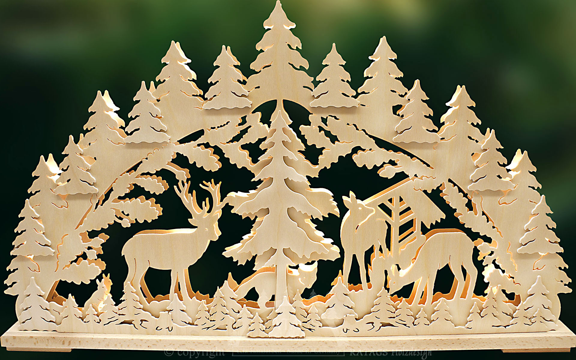 RATAGS 3D-Schwibbogen Waldtiere, gross RATAGS 3D-Schwibbogen Waldtiere, gross