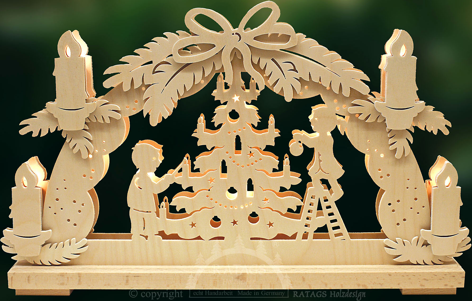 RATAGS 3D-Schwibbogen Weihnachtsfest, klein RATAGS 3D-Schwibbogen Weihnachtsfest, klein