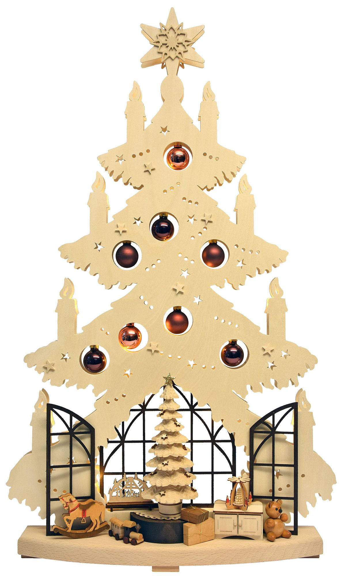 Ratags Tanne groß, Weihnachtsstube mit Fenster Ratags Tanne groß, Weihnachtsstube mit Fenster