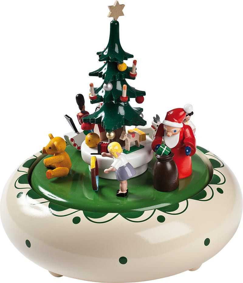 Richard Glässer Spieldose Weihnachtsbescherung, 22er Spielwerk - Stille Nacht Richard Glässer Spieldose Weihnachtsbescherung, 22er Spielwerk - Stille Nacht