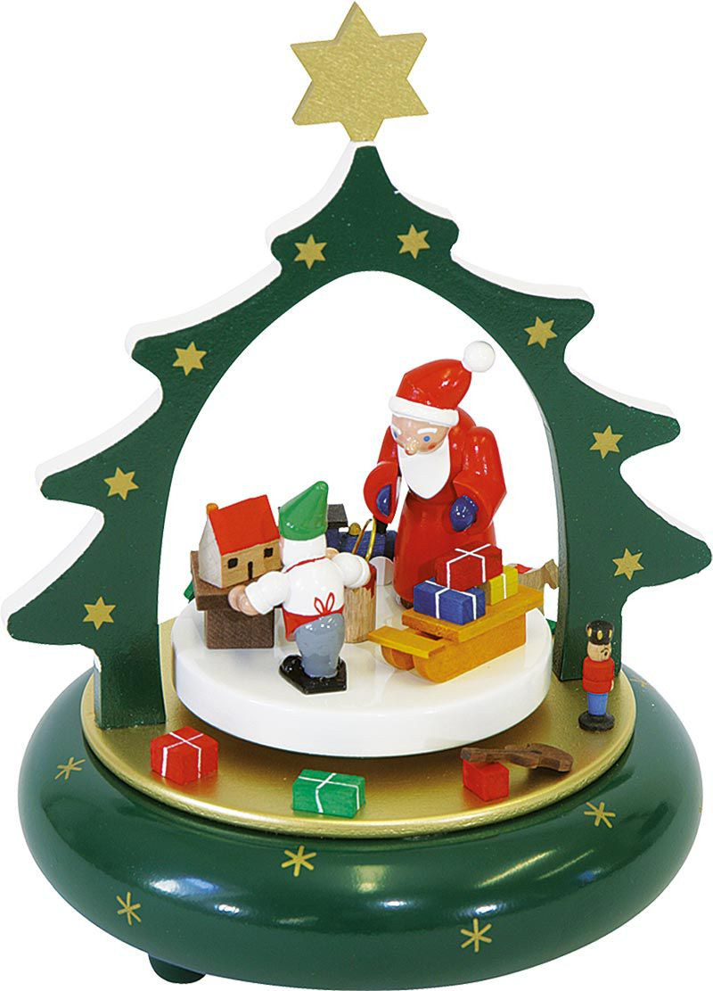 Richard Glässer Spieldose Zwergenwerkstatt, 18er Spielwerk - O Tannenbaum Richard Glässer Spieldose Zwergenwerkstatt, 18er Spielwerk - O Tannenbaum