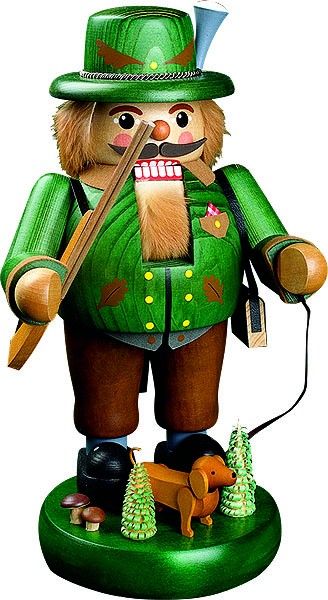 Richard Glässer Nussknacker Förster mit Dackel Richard Glässer Nussknacker Förster mit Dackel