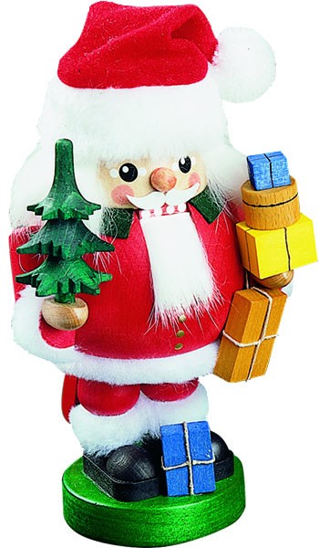 Richard Glässer Nussknacker Santa mit Paketen Richard Glässer Nussknacker Santa mit Paketen