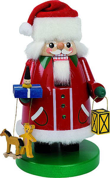 Richard Glässer Nussknacker Weihnachtsmann mit Swarovski-Steinen Richard Glässer Nussknacker Weihnachtsmann mit Swarovski-Steinen