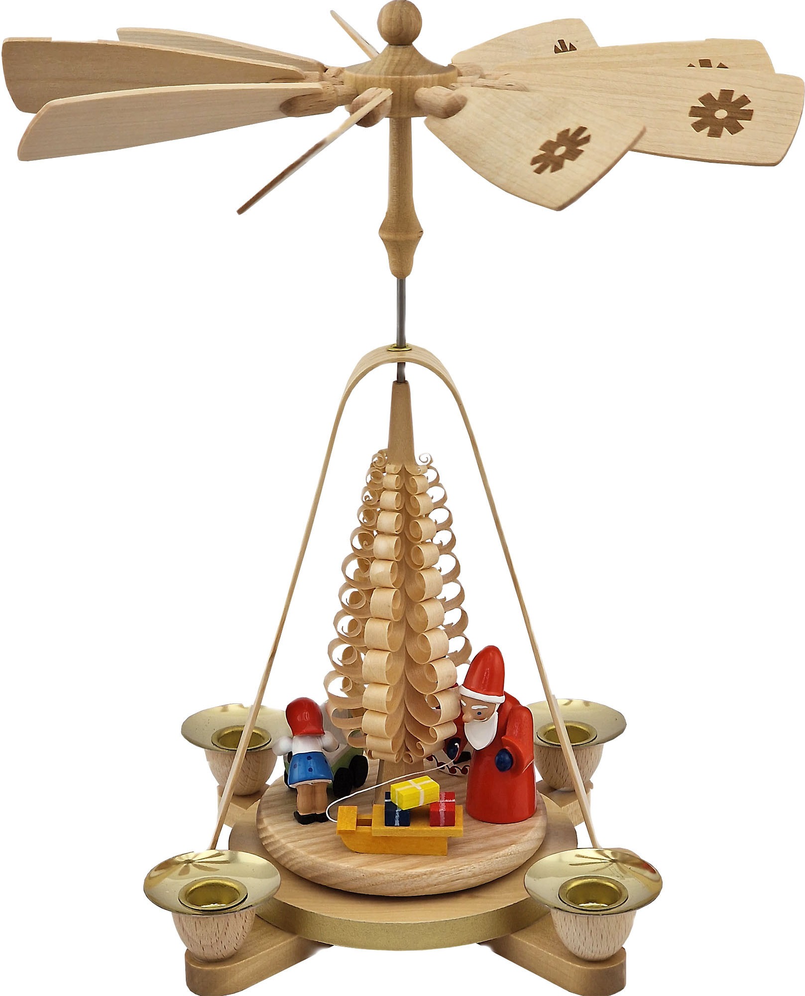 Richard Glässer Weihnachtspyramide, Bescherung Richard Glässer Weihnachtspyramide, Bescherung