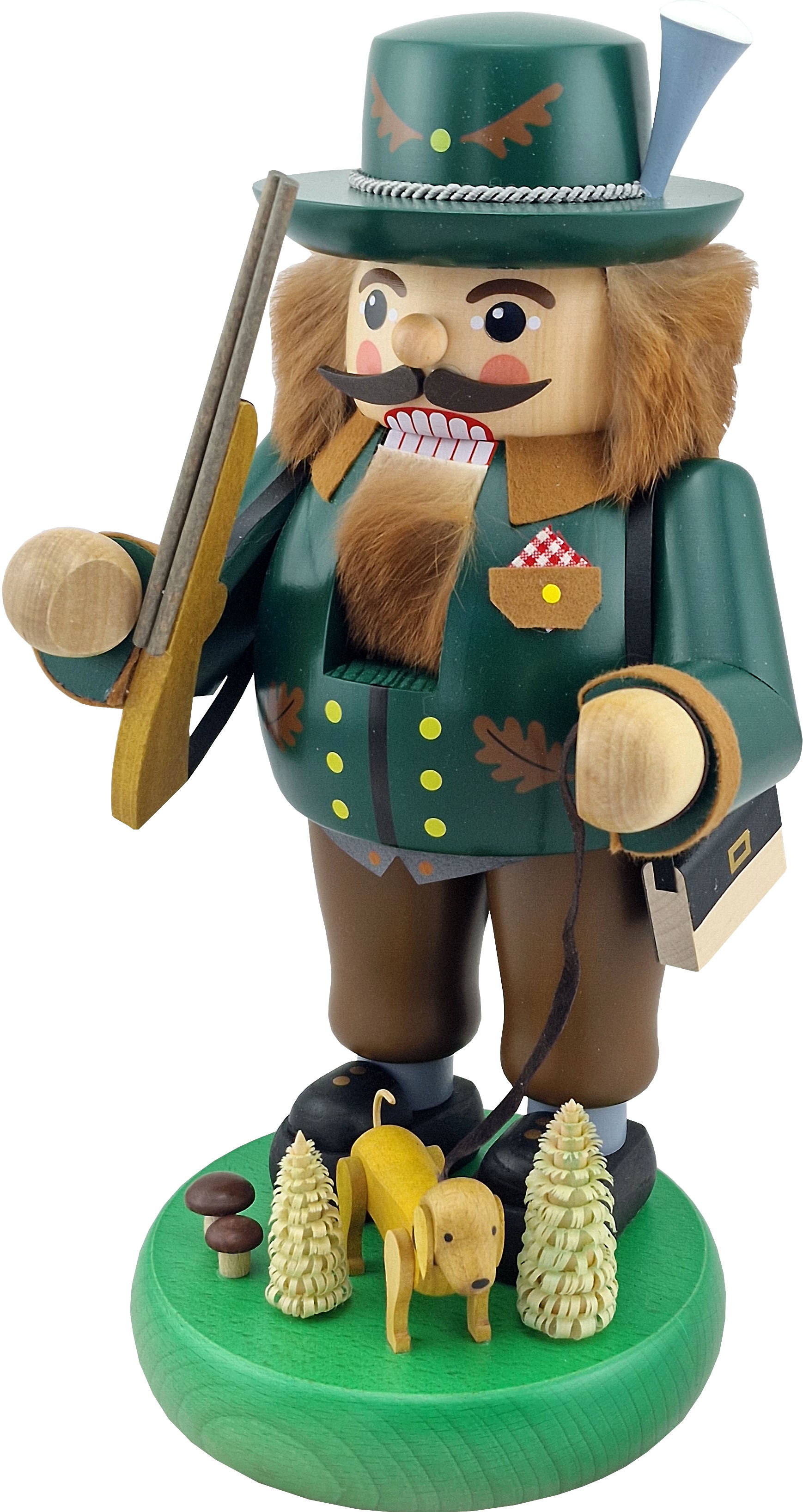 Richard Glässer Nussknacker Förster mit Dackel, 33 cm Richard Glässer Nussknacker Förster mit Dackel, 33 cm