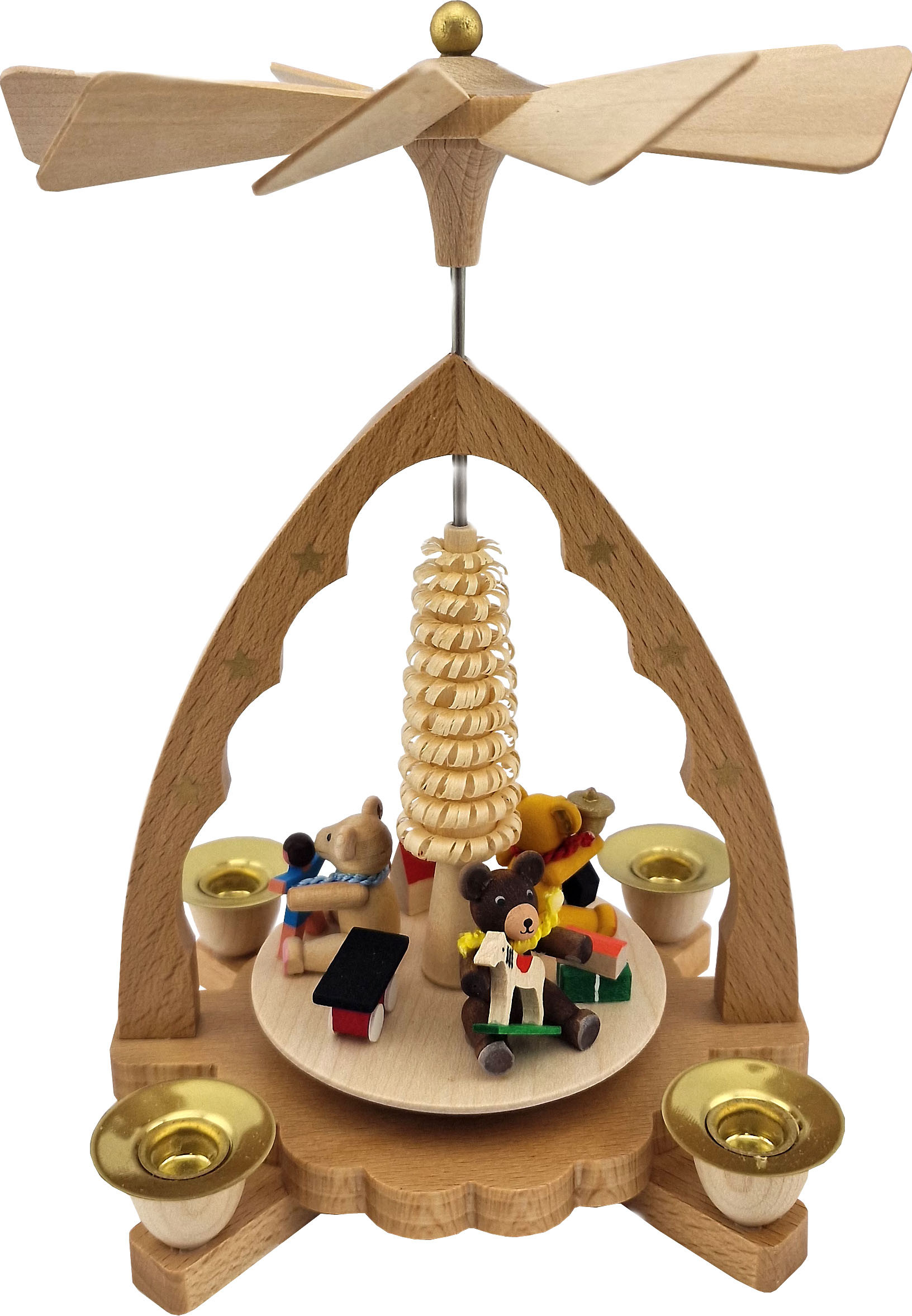 Richard Glässer Weihnachtspyramide, Bärenkinder Richard Glässer Weihnachtspyramide, Bärenkinder