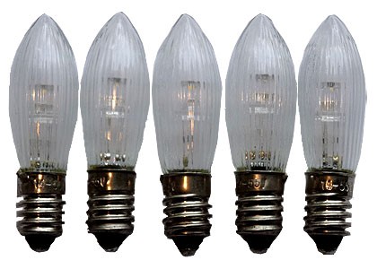LED Spitzkerzen im 5er Pack 8-34 Volt LED Spitzkerzen im 5er Pack 8-34 Volt