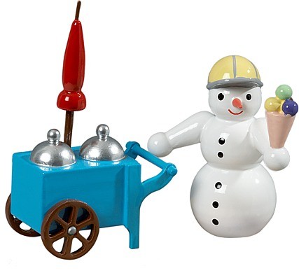 Ellmann Schneemann - Eisverkäufer mit Wagen Ellmann Schneemann - Eisverkäufer mit Wagen