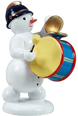Ellmann Schneemann mit gr. Trommel und Becken Ellmann Schneemann mit gr. Trommel und Becken