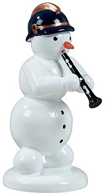 Ellmann Schneemann mit Klarinette Ellmann Schneemann mit Klarinette