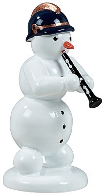 Ellmann Schneemann mit Klarinette