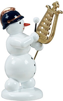 Ellmann Schneemann mit Lyraglockenspiel Ellmann Schneemann mit Lyraglockenspiel