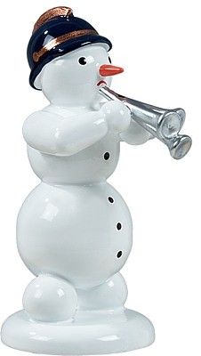 Ellmann Schneemann mit Martinstrompete Ellmann Schneemann mit Martinstrompete