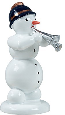 Ellmann Schneemann mit Martinstrompete