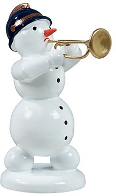 Ellmann Schneemann mit Jazztrompete Ellmann Schneemann mit Jazztrompete