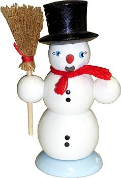 ArtDesign Räuchermann Schneemann mit Besen ArtDesign Räuchermann Schneemann mit Besen