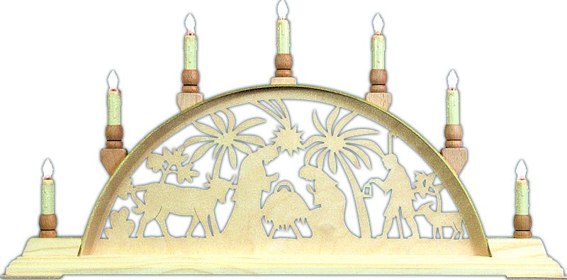 Holger Seidel Schwibbogen Christi Geburt, klein Holger Seidel Schwibbogen Christi Geburt, klein