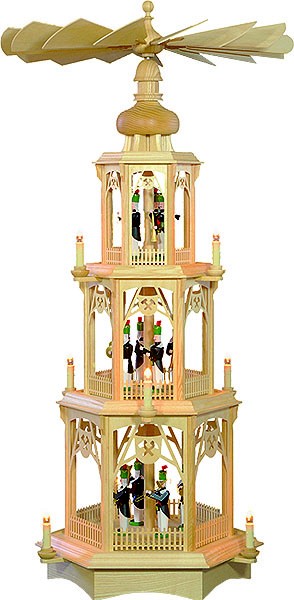 Holger Seidel Bergmannspyramide, elektrisch, 3-stöckig Holger Seidel Bergmannspyramide, elektrisch, 3-stöckig